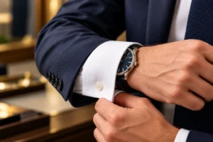 Elegant Cuff and Classic Watch