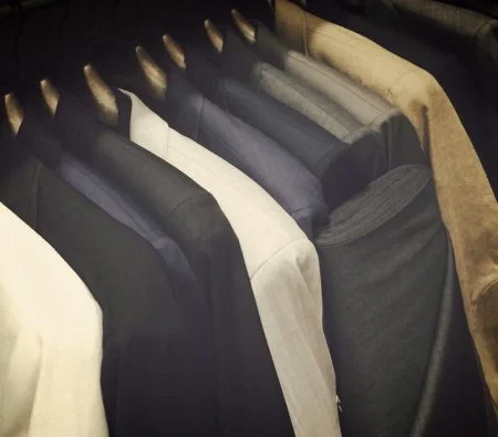 The White Stripes Tailors and Shirtmakers bespoke tailoring store signboard